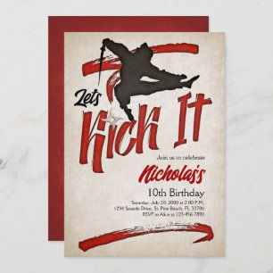 Convite Ninja Birthday