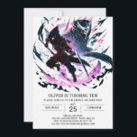 Convite Ninja Birthday Adventure for Kids<br><div class="desc">Libere um mundo de entusiasmo com nossa Aventura Ninja de Aniversário para o Convite para Crianças. Imagine a emoção no seu rosto enquanto eles recebem um convite personalizado para se juntarem à última busca ninja! Este cartão editável e imprimível é mais do que um convite; é uma porta de entrada...</div>