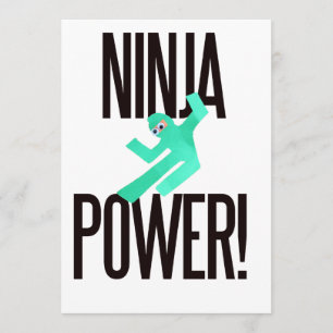 Convite Ninja Power