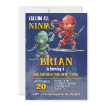 Ninja Warrior Birthday Party