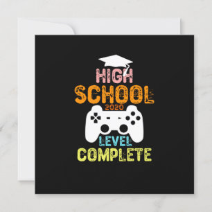 Convite Nível de segundo grau 2020 concluído