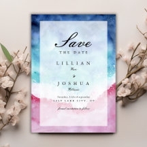 No Beach Casamento Oceano Costeiro Save The Date 