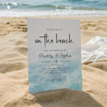 No Casamento de Verão da Beach Watercolor