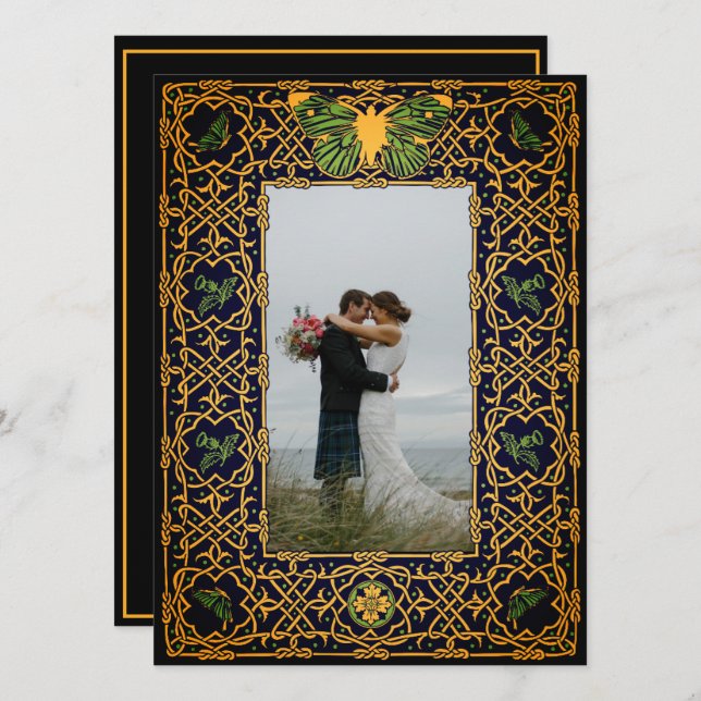 Convite Nó Celular do ouro (Frente/Verso)