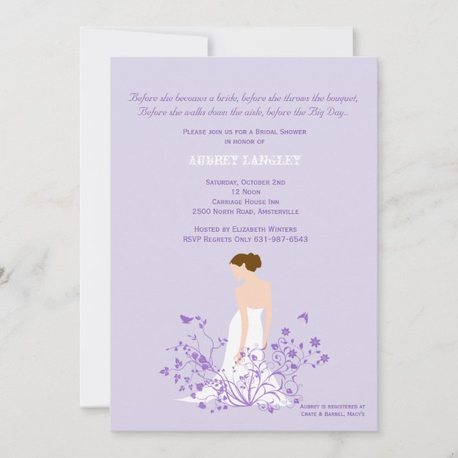 Convite No chá de panela do jardim (Frente)