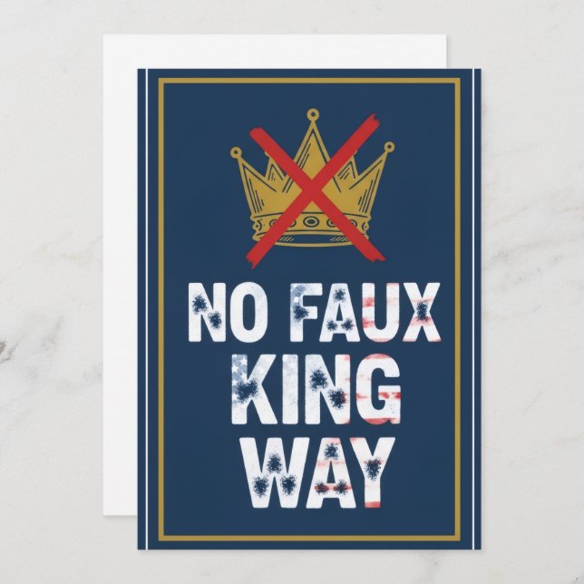 Convite No Faux King Way (Frente/Verso)