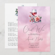 No Fim de Semana da Bachelorette de Vinho em Nuvem