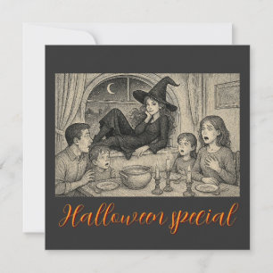 Convite No Halloween, dê boas-vindas às bruxas!