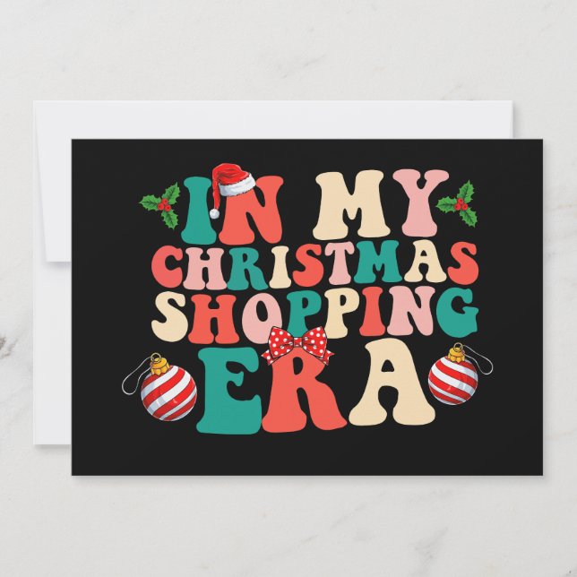 Convite No meu Natal, Comprando Feriado de Groovay (Frente)