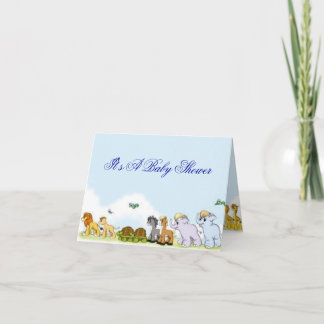 Convite Noah's Ark Baby Shower Invitation