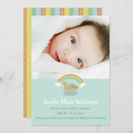 Convite Noah's Ark Boho Baby Shower