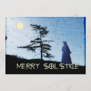 Convite Noite alegre do solstício