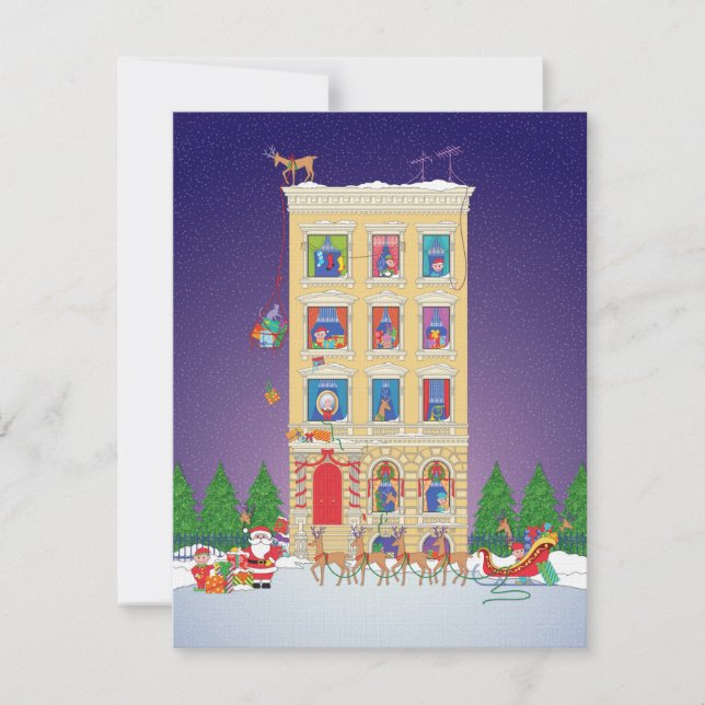 Convite Noite antes do Natal (Frente)