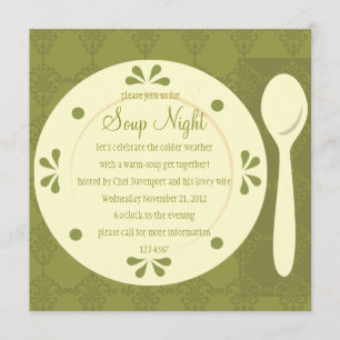Convite Noite da sopa