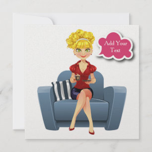 Convite Noite das senhoras/em qualquer ocasião - SRF