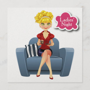 Convite Noite das senhoras/em qualquer ocasião - SRF