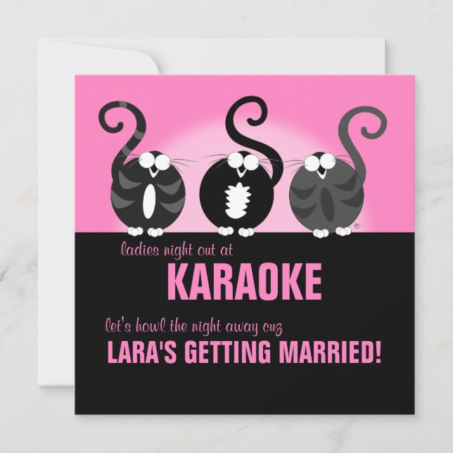 Convite Noite das senhoras para fora a urrar (Frente)