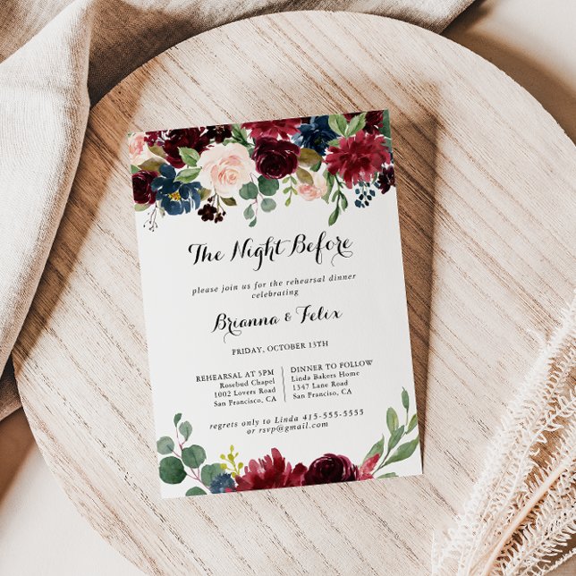 Convite Noite de Caligrafia do outono antes do Janta de en (Criador carregado)