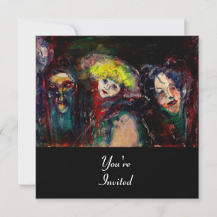 Convite NOITE DE CARNIVAL EM Máscaras de Mascarada venezia