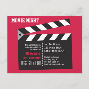 Convite Noite de Cinema do Conselho Diretor Festa de Anive