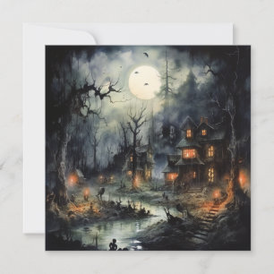 Convite 👻 🎉 Noite De Ghouls Em: Um Soiree Spooktacular!