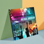 Convite Noite de Glamour de Aniversário/Despedida de Solte<br><div class="desc">Configuração de festa de dança em clube de discoteca para convites de festa de bola de discoteca/convites de baile de discoteca/convites de aniversário de discoteca do homem/convites de festa de discoteca/convites de despedida de solteiro de discoteca. Por favor, personalize com o seu próprio texto de acordo com a ocasião ou...</div>