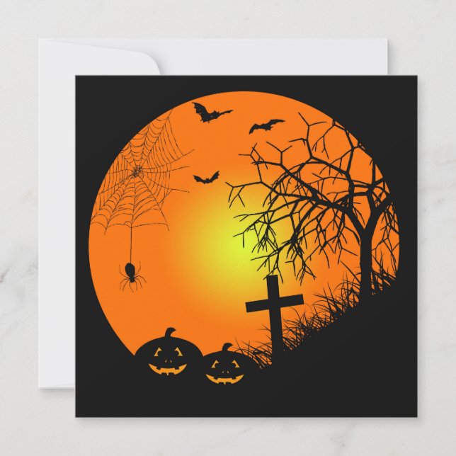 Convite Noite de Halloween (Frente)