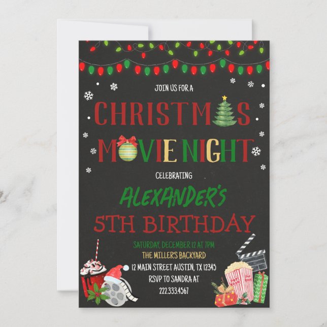 Convite Noite de Natal (Frente)