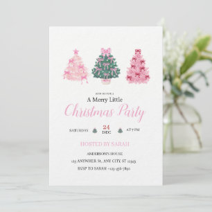 Convite Noite de Natal das Meninas Alegres Festa de Natal