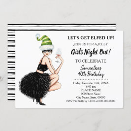 Convite Noite de Natal fora Vamos Ficar Enterrados Anivers