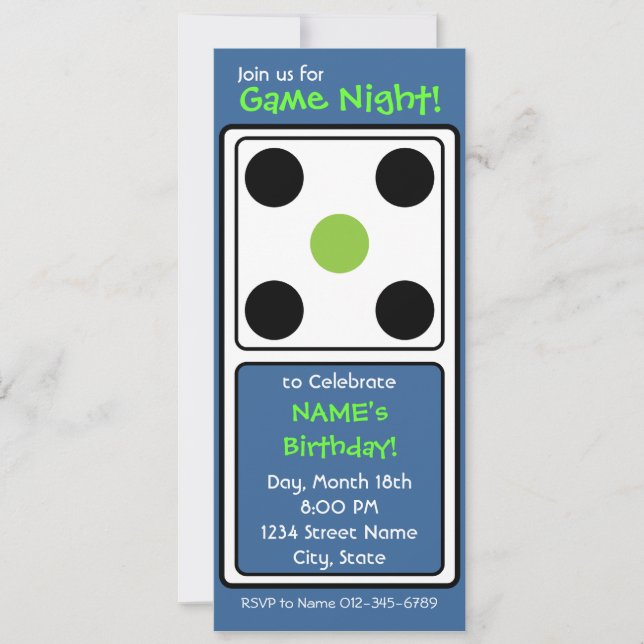 Convite Noite do Jogo! (Frente)