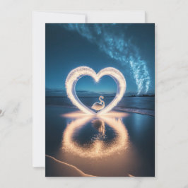 Convite Noite Encantada: Casamento Refletivo