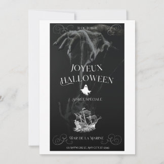 Convite 🎃 Noite Especial de Halloween no Bar de la Marine