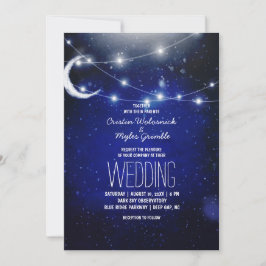 Convite Noite Sky Wedding | Luzes de string