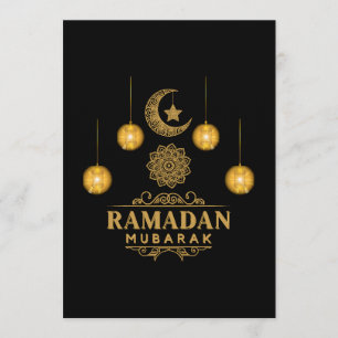 Convite Noites Elegantes do Ramadão - Eid Mubarak Feriado