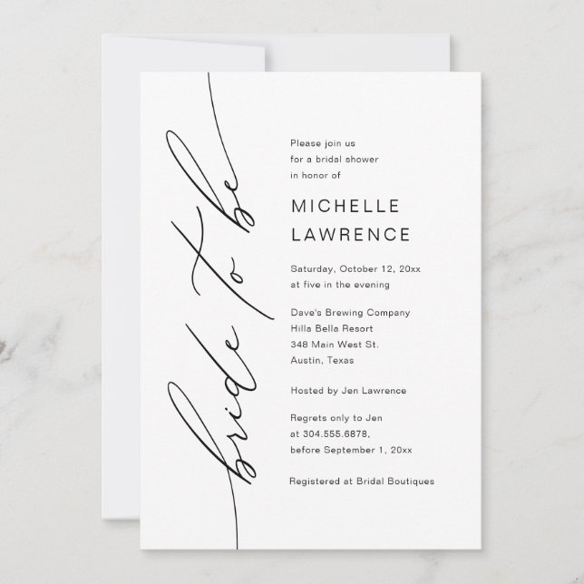 Convite Noiva a ser, Chá de panela Partido Janto (Frente)