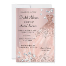 Noiva Chic vestido rosa blush Bridal Shower Diaman