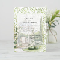 Noiva Coelho Floral Branco Folhas Verdes Amor Casa