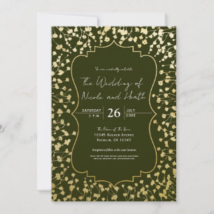 Convite Noiva de Bebê Respiro Floral Ferrugem Casamento Ve