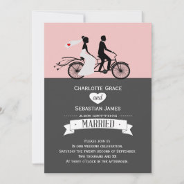 Convite Noiva De Bicicleta E Casamento De Bicicletas