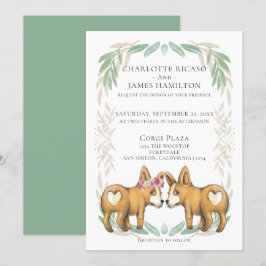Convite Noiva de Cachorro e Casamento de Cachorro
