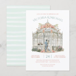 Convite Noiva de Estufa & Groom Venue Watercolor