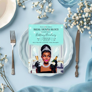 Convite Noiva de Little Black Dress Bride & Co Glam Chá de