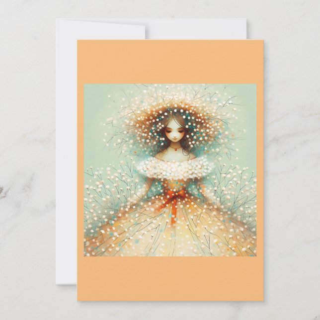 Convite Noiva de Outono (em branco) (Frente)