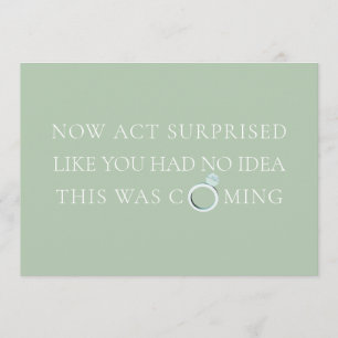 Convite Noiva Divertida de Hortelã / Proposta de Dama de H