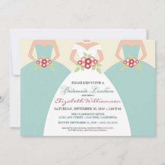 Convite Noiva e Bridesmaids Bridal Luncheon (litoral)