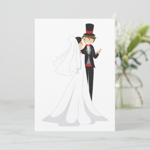 Convite Noiva e Groom Dançando