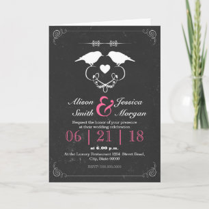 Convite Noiva e Noiva - Casamento lésbico