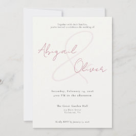 Convite Noiva Elegante & Minimalista | Casamento Moderno &