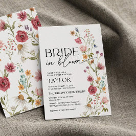 Convite Noiva em Bloom | Chá de panela